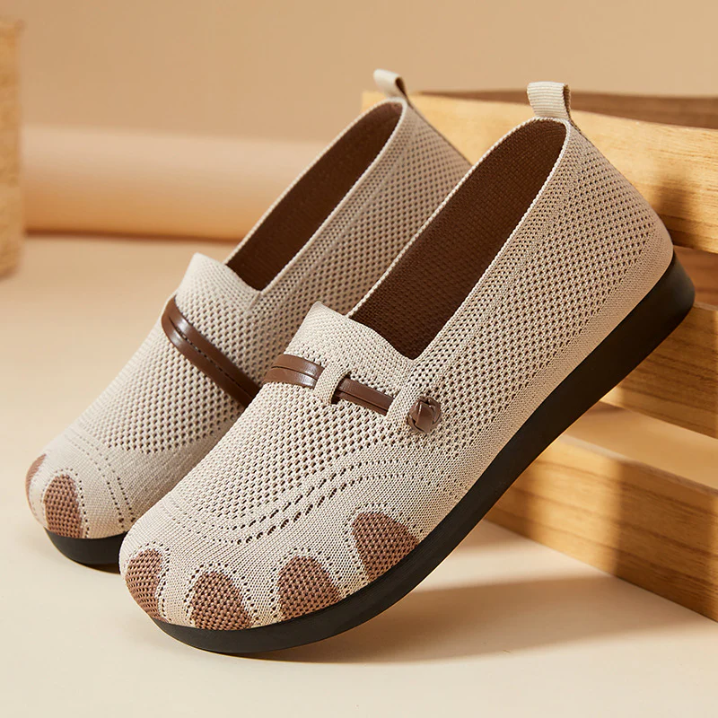 Damen Bequeme Slip-On Ballerinas mit flexiblem Obermaterial Heidi Mode - Image 5