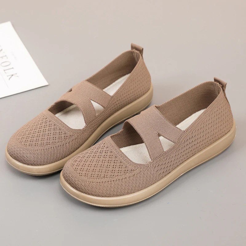Damen Bequeme Slip-On City-Sneaker mit atmungsaktivem Obermaterial Heidi Mode - Image 9
