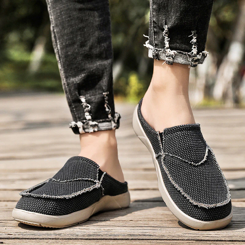 Damen Bequeme Slip-On Freizeitschuhe aus atmungsaktivem Material Heidi Mode - Image 3