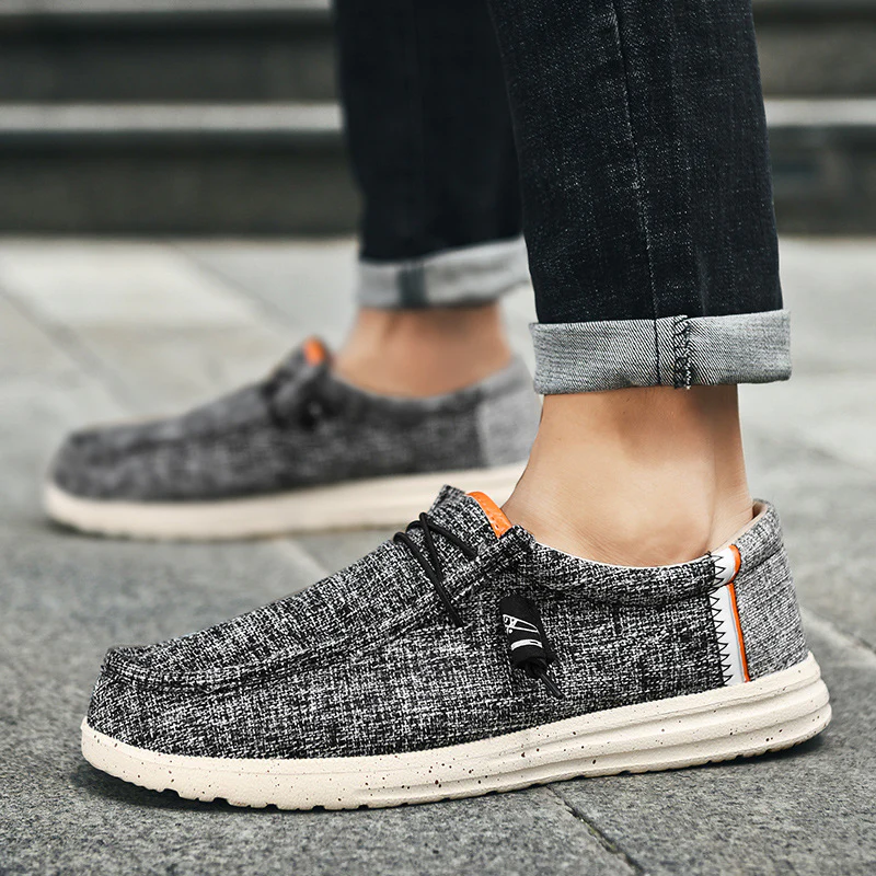 Damen Bequeme Slip-On Freizeitschuhe mit atmungsaktivem Obermaterial Heidi Mode
