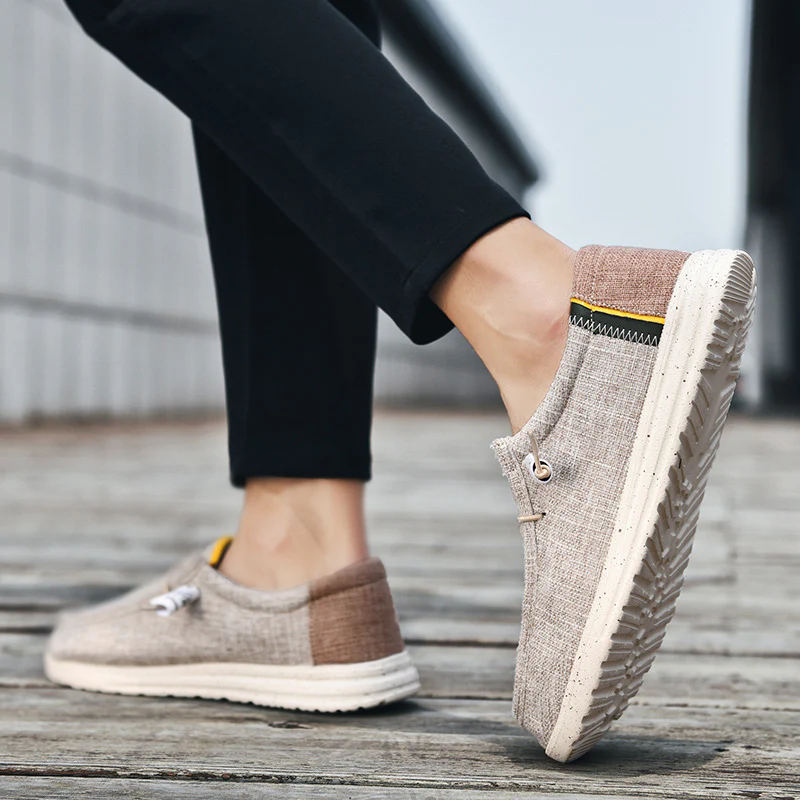 Damen Bequeme Slip-On Freizeitschuhe mit atmungsaktivem Obermaterial Heidi Mode - Image 2