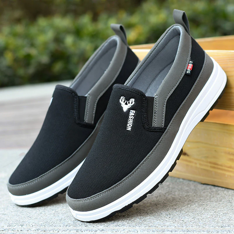 Damen Bequeme Slip-On Freizeitschuhe mit atmungsaktivem Obermaterial Heidi Mode - Image 3