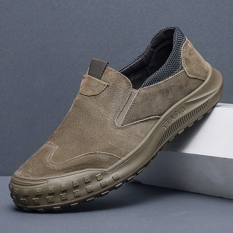 Damen Bequeme Slip-On Freizeitschuhe mit rutschfester Sohle Heidi Mode