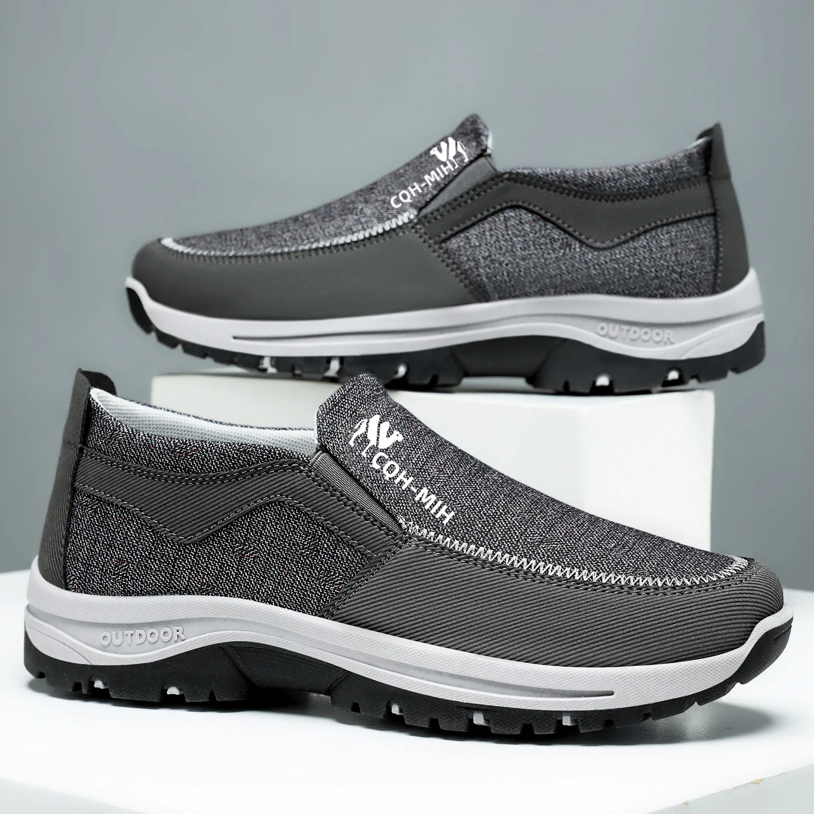 Damen Bequeme Slip-On Freizeitschuhe mit rutschfester Sohle und atmungsaktivem Obermaterial Heidi Mode - Image 2