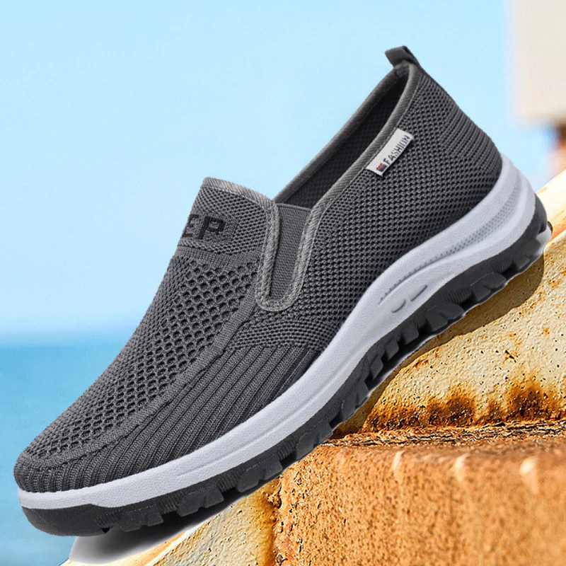 Damen Bequeme Slip-On Laufschuhe mit atmungsaktiver Mesh-Oberfläche Heidi Mode - Image 7