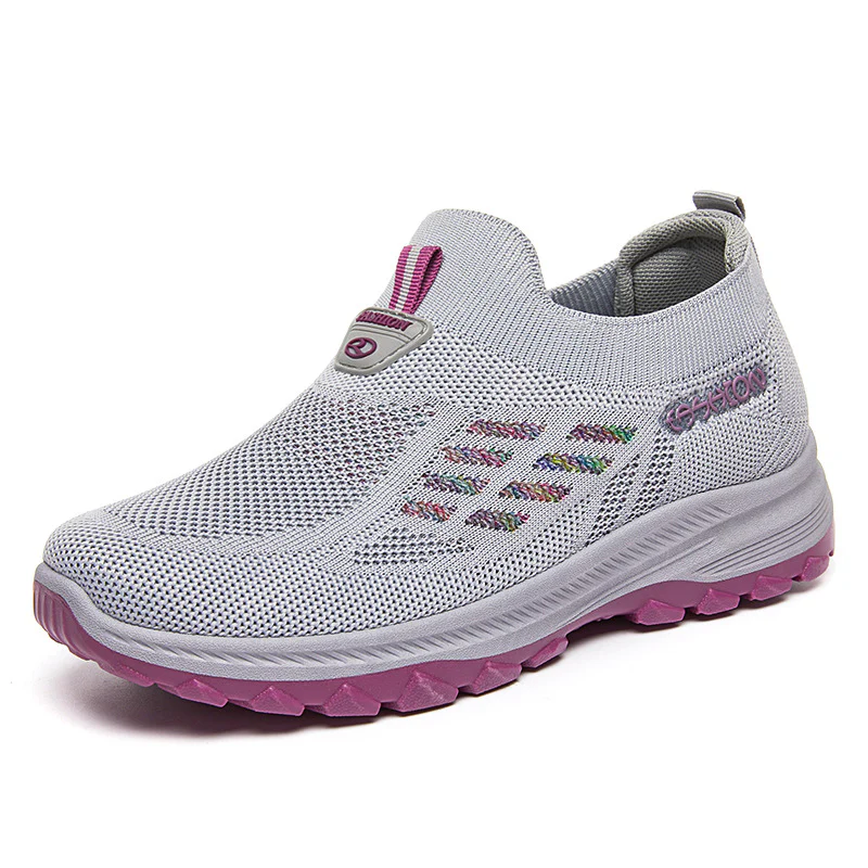 Damen Bequeme Slip-On Laufschuhe mit rutschfester Sohle Heidi Mode - Image 5
