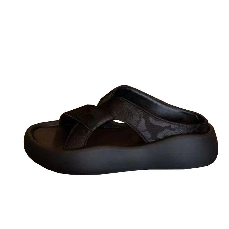Damen Bequeme Slip-On Sandalen mit modischem Querriemen und rutschfester Sohle Heidi Mode - Image 5