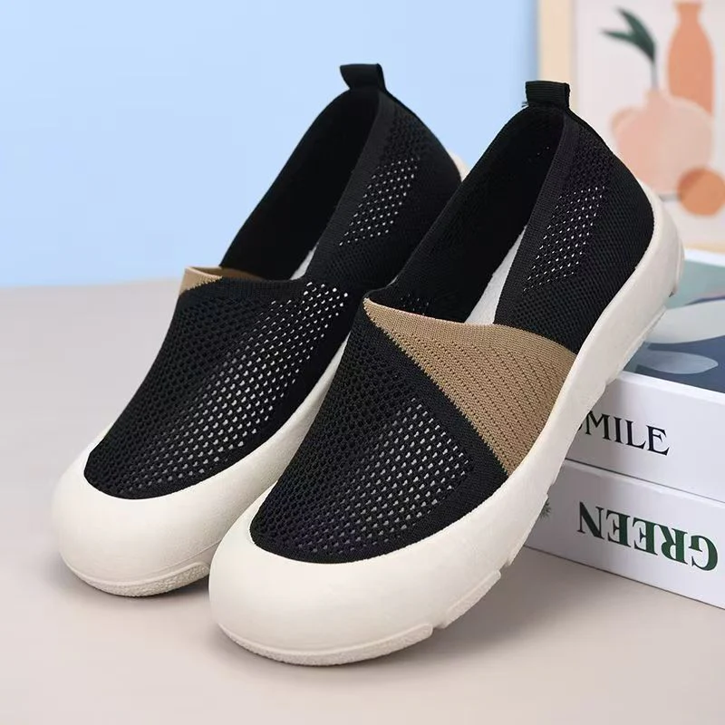 Damen Bequeme Slip-On Schuhe mit atmungsaktivem Obermaterial Heidi Mode - Image 8