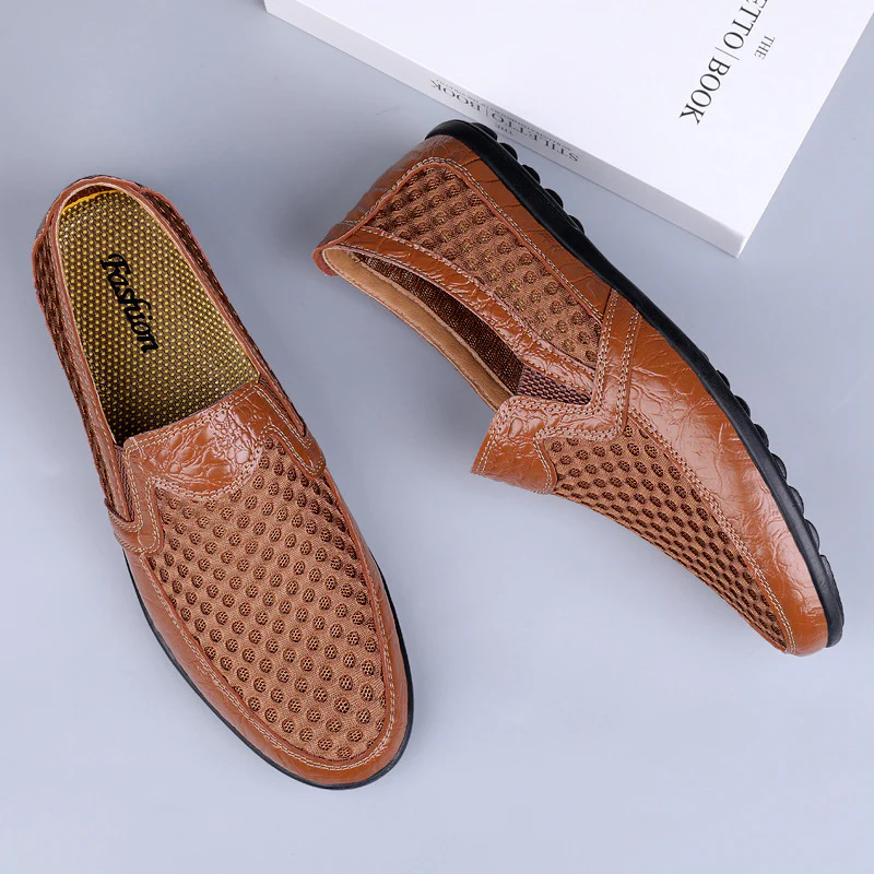 Damen bequeme Slip-On Schuhe mit atmungsaktivem Obermaterial und rutschfester Sohle Heidi Mode - Image 4