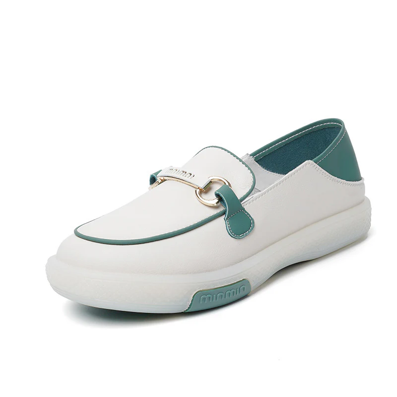 Damen Bequeme Slip-On Schuhe mit modischem Dekor und rutschfester Sohle Heidi Mode - Image 5