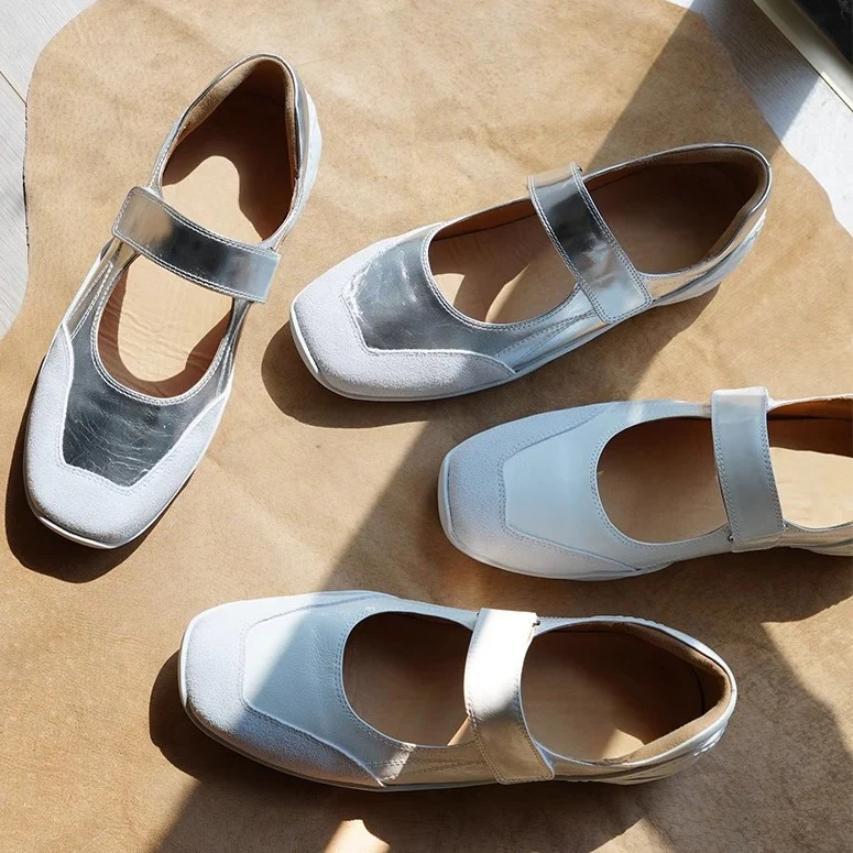 Damen bequeme Slip-On Schuhe mit verstellbarem Riemen und orthopädischer Innensohle Heidi Mode - Image 2