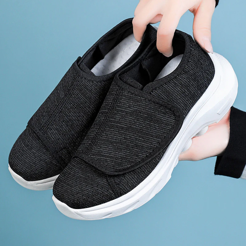 Damen Bequeme Slip-On Sneaker mit elastischem Obermaterial und rutschfester Sohle Heidi Mode - Image 2