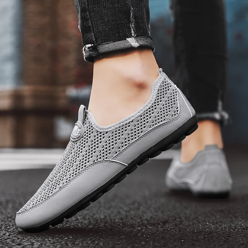 Damen Bequeme Slip-On Sneakers mit atmungsaktivem Mesh-Obermaterial Heidi Mode - Image 4
