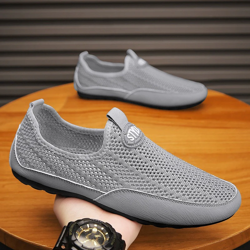 Damen Bequeme Slip-On Sneakers mit atmungsaktivem Mesh-Obermaterial Heidi Mode - Image 8