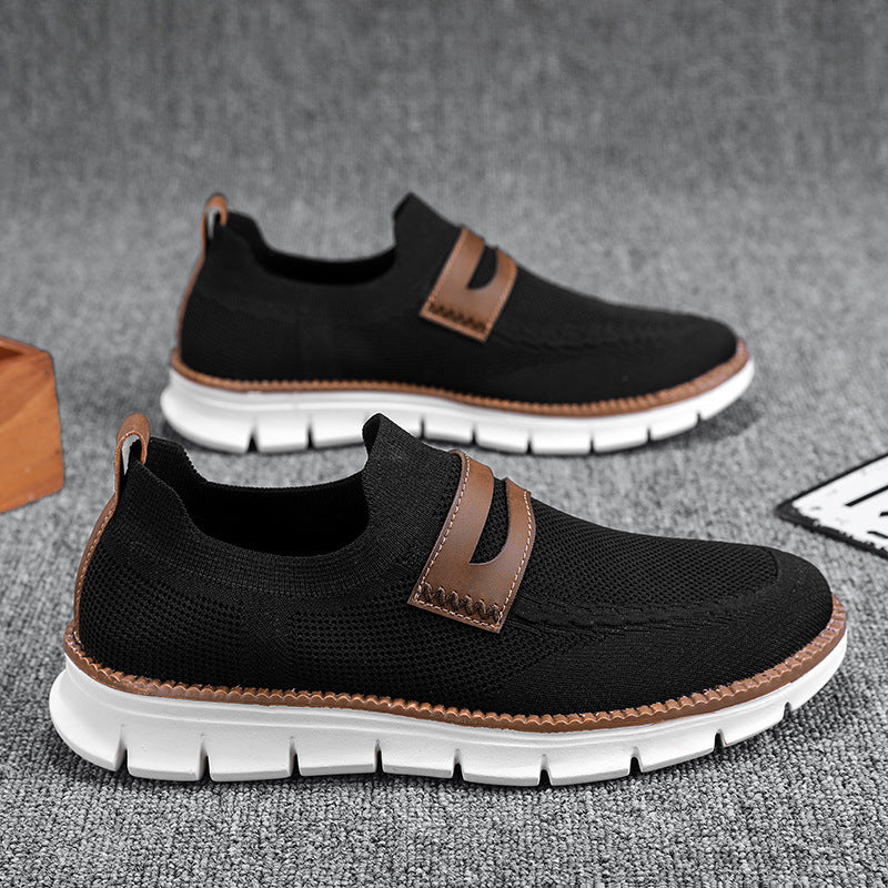 Damen Bequeme Slip-On Sneakers mit atmungsaktivem Netzgewebe und modischem Akzent Heidi Mode - Image 2