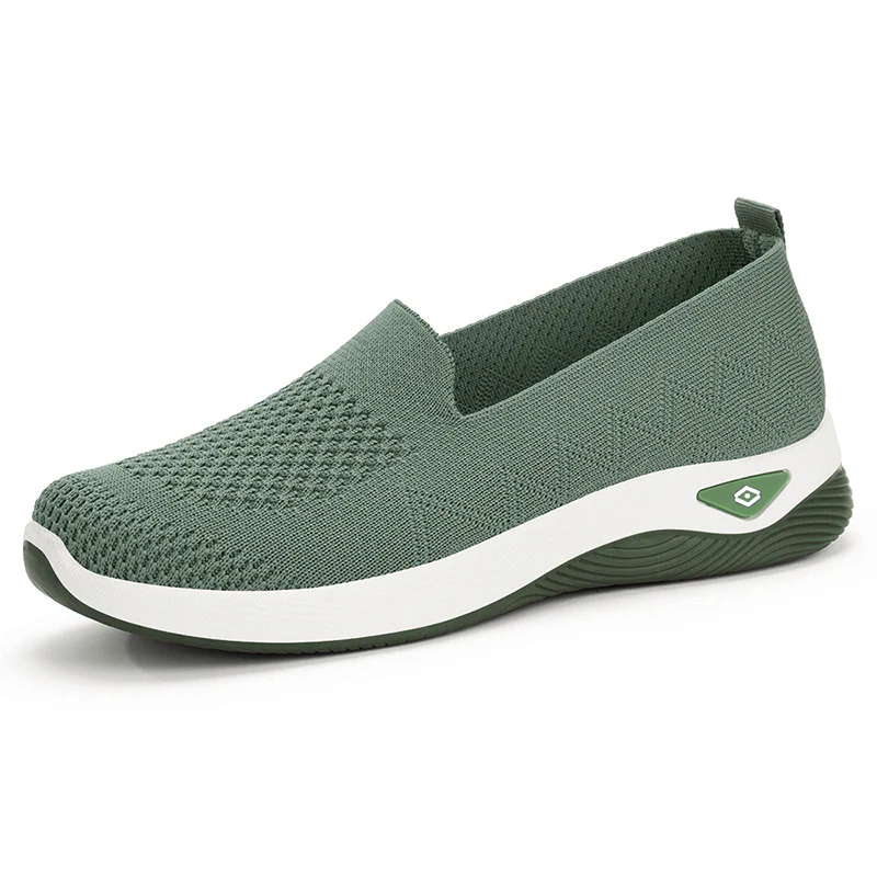 Damen Bequeme Slip-On Sneakers mit atmungsaktivem Obermaterial Heidi Mode - Image 3