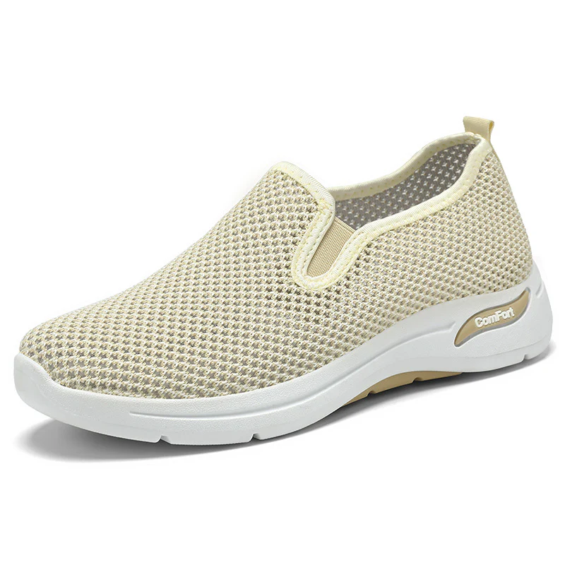 Damen Bequeme Slip-On Sneakers mit atmungsaktivem Obermaterial Heidi Mode - Image 5