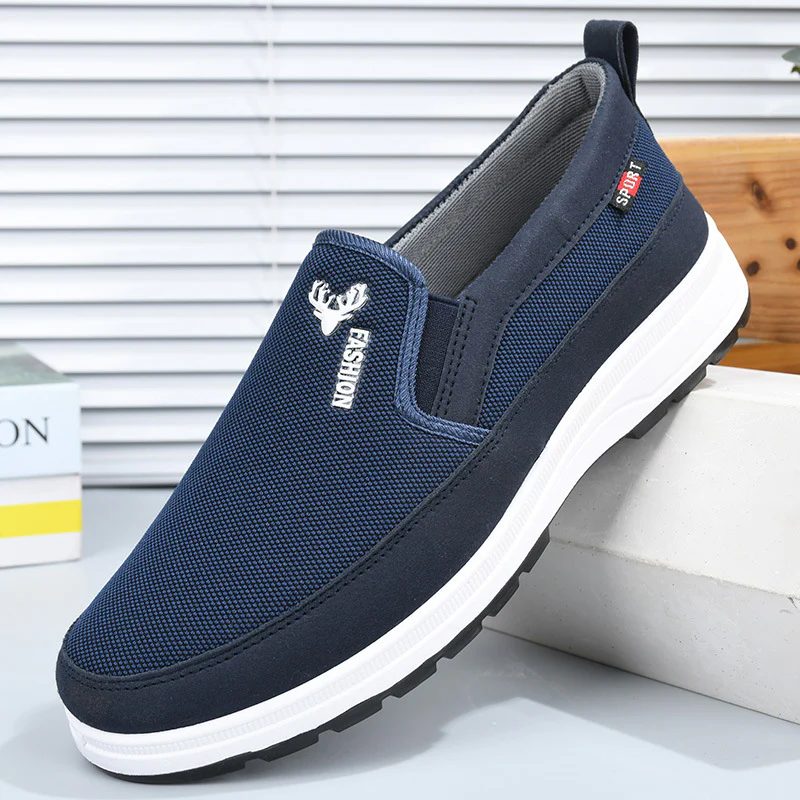 Damen Bequeme Slip-On Sneakers mit atmungsaktivem Obermaterial Heidi Mode - Image 3