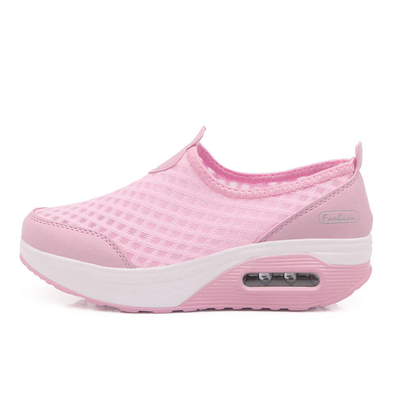 Damen Bequeme Slip-On Sneakers mit atmungsaktivem Obermaterial und dämpfendem Fußbett Heidi Mode - Image 5
