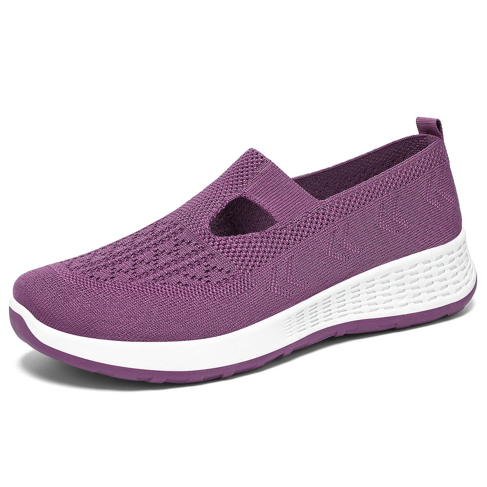Damen Bequeme Slip-On Sneakers mit atmungsaktivem Strickoberteil Heidi Mode - Image 5