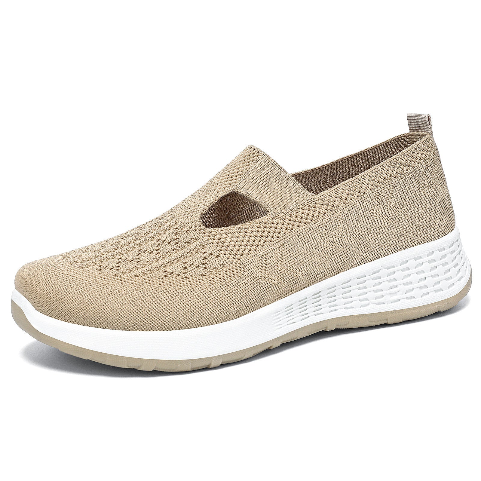 Damen Bequeme Slip-On Sneakers mit atmungsaktivem Strickoberteil Heidi Mode - Image 9