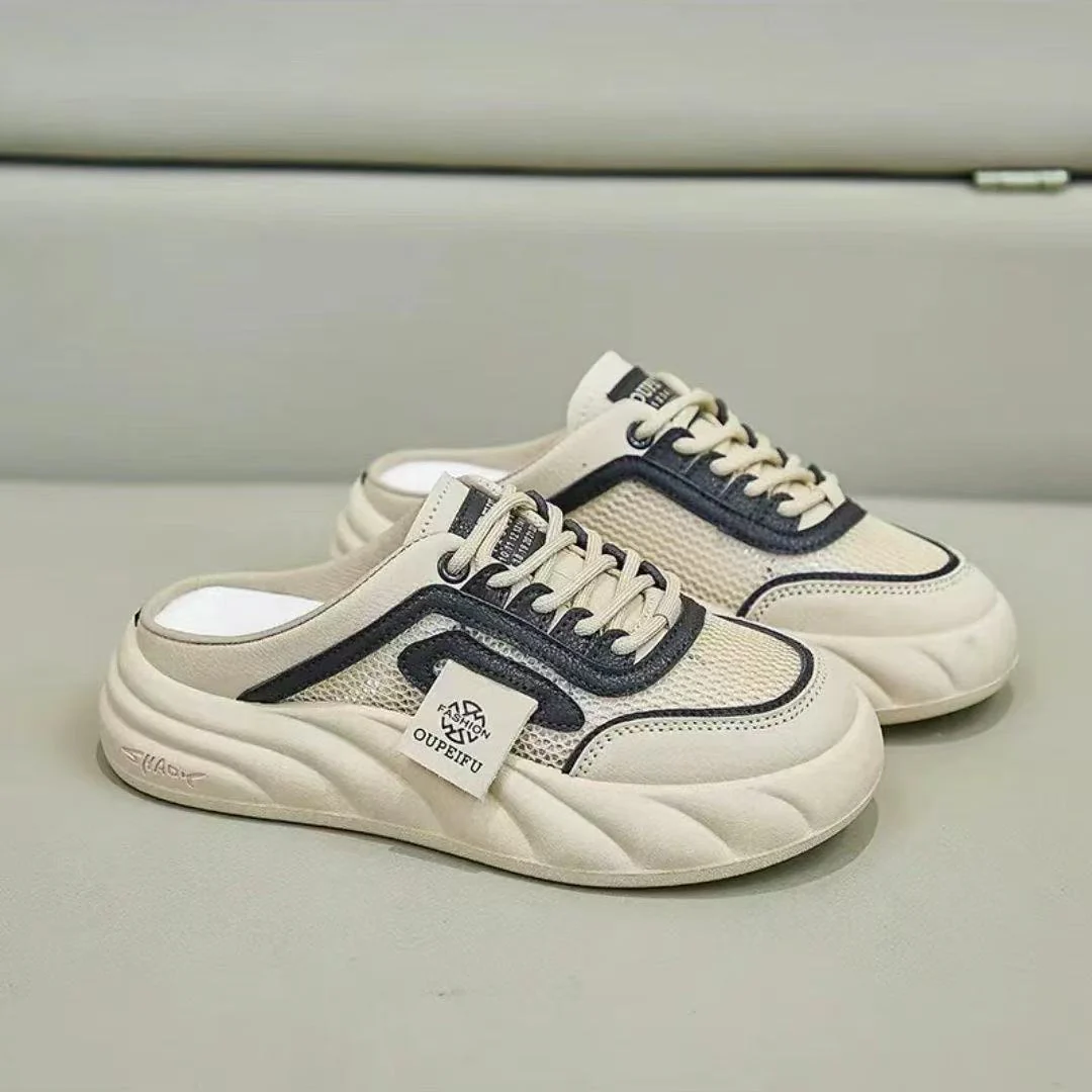 Damen Bequeme Slip-On Sneakers mit atmungsaktiver Mesh-Oberfläche Heidi Mode - Image 2