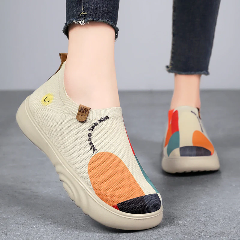 Damen Bequeme Slip-On Sneakers mit einzigartigem Design Heidi Mode - Image 2