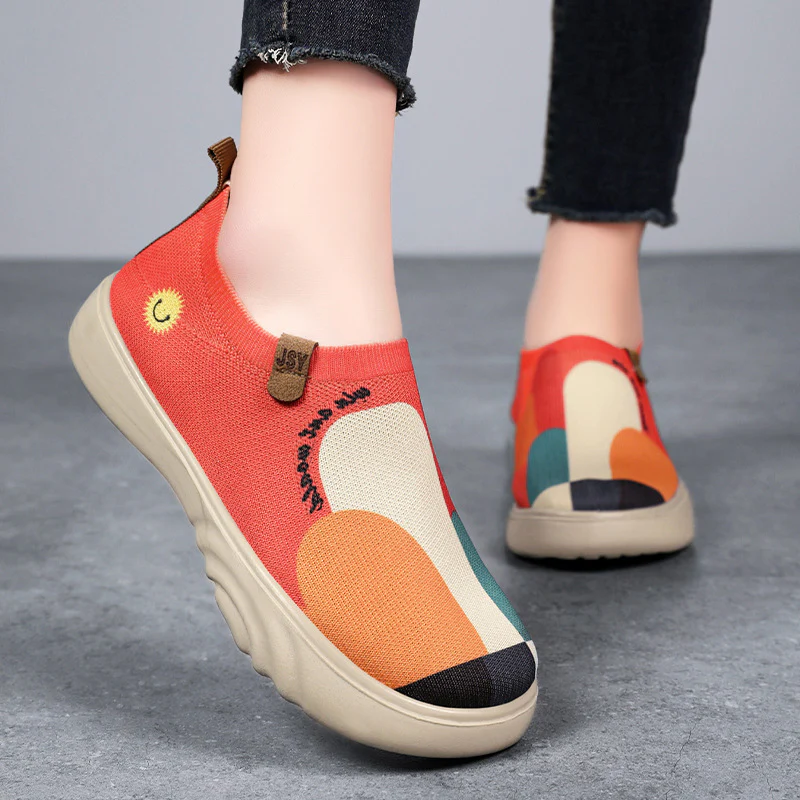 Damen Bequeme Slip-On Sneakers mit einzigartigem Design Heidi Mode - Image 3