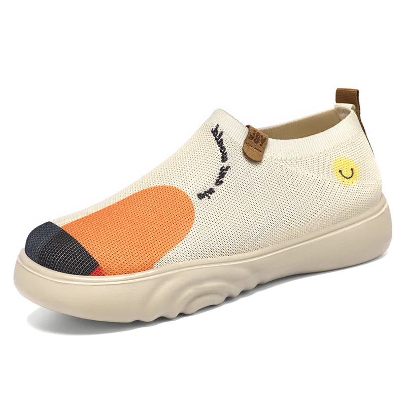 Damen Bequeme Slip-On Sneakers mit einzigartigem Design Heidi Mode - Image 5