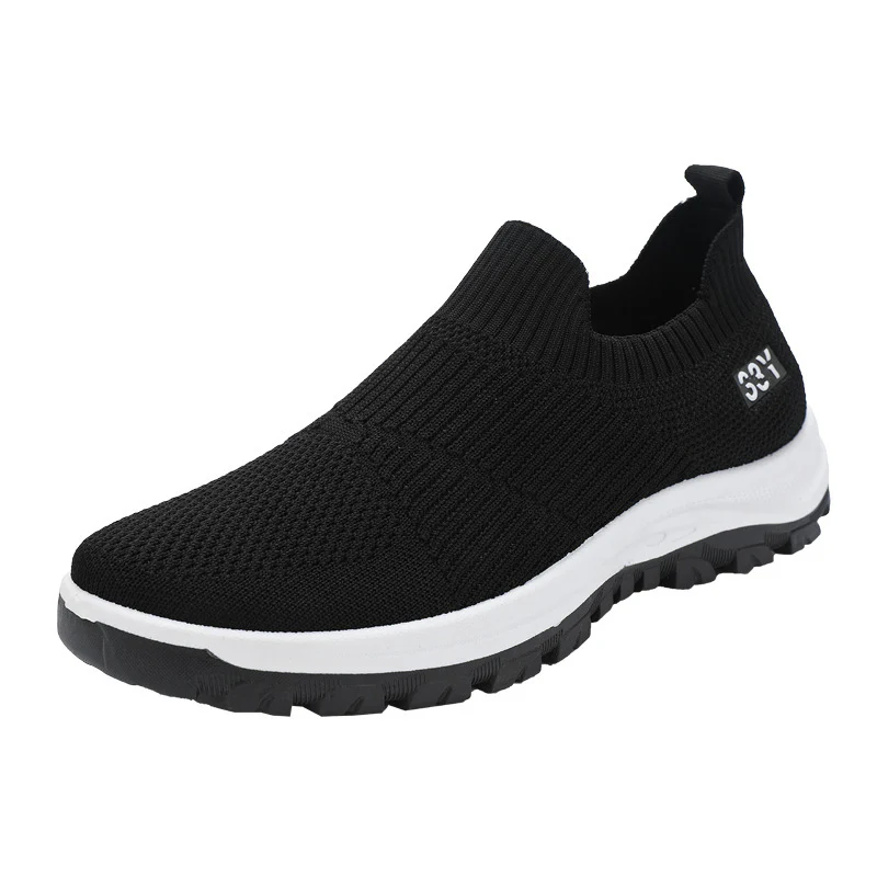 Damen Bequeme Slip-On Sneakers mit elastischem Strickoberteil und rutschfester Sohle Heidi Mode - Image 6