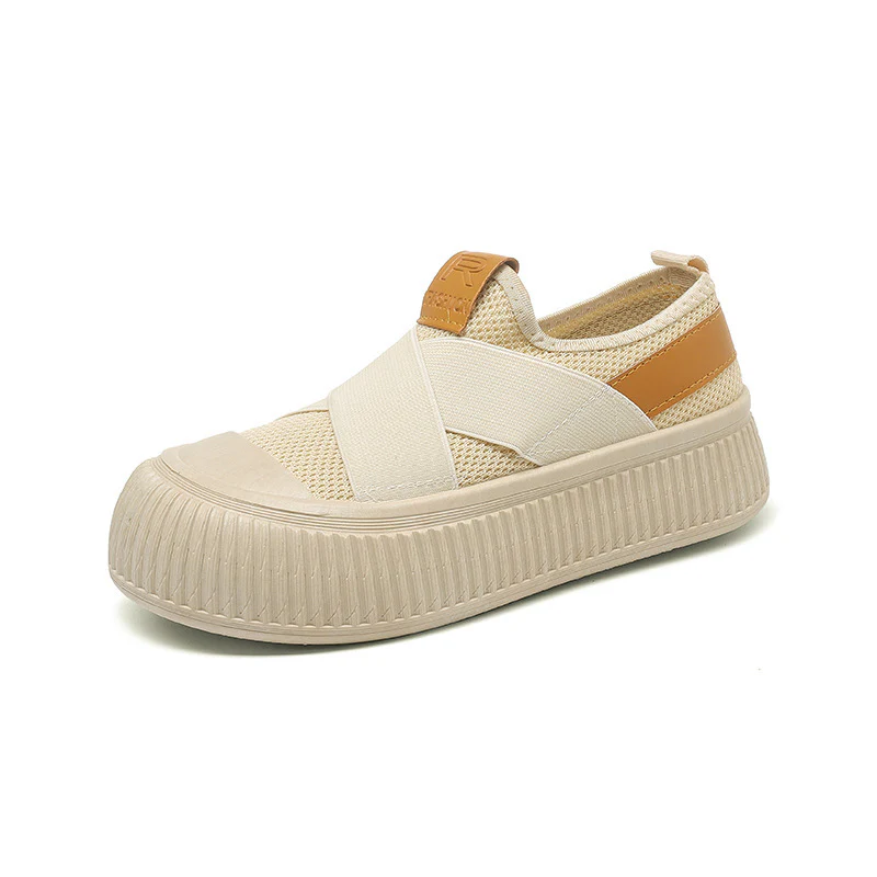 Damen Bequeme Slip-On Sneakers mit flexiblem Strickoberteil Heidi Mode - Image 4
