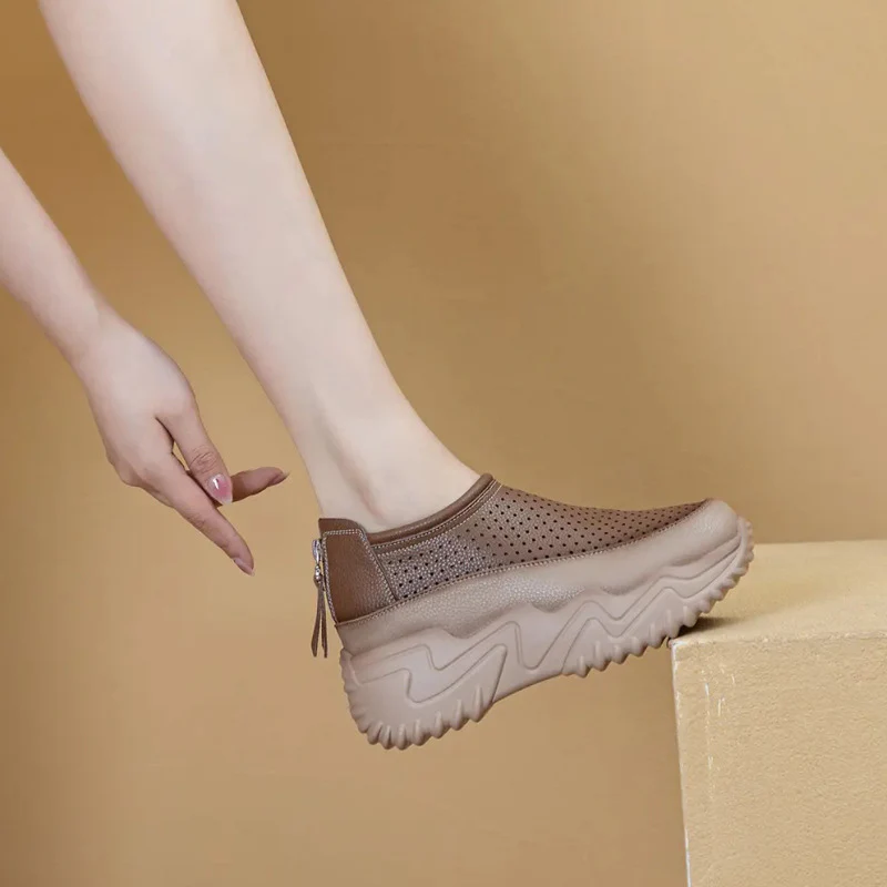 Damen Bequeme Slip-On Sneakers mit luftdurchlässigem Obermaterial und rutschfester Sohle Heidi Mode - Image 7