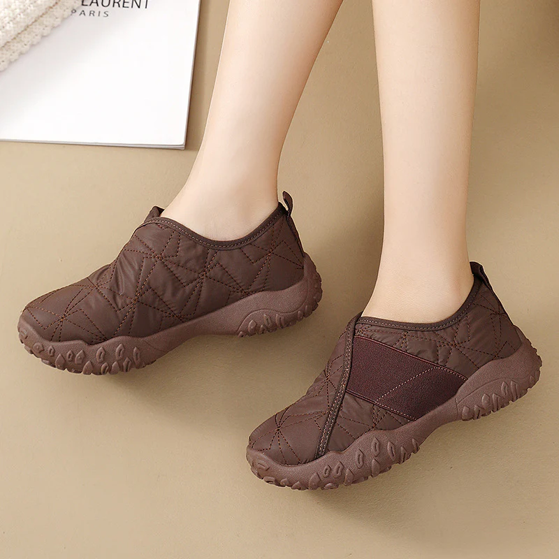 Damen Bequeme Slip-On Sneakers mit rutschfester Sohle und atmungsaktivem Obermaterial Heidi Mode - Image 4