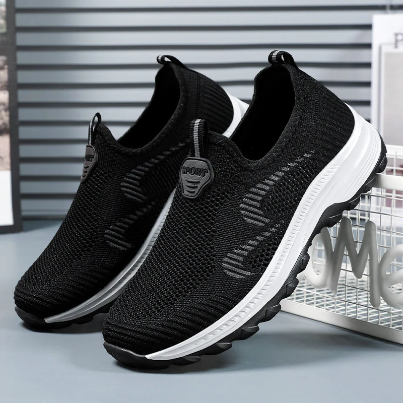 Damen Bequeme Slip-On Sportschuhe mit atmungsaktivem Mesh-Obermaterial Heidi Mode - Image 2