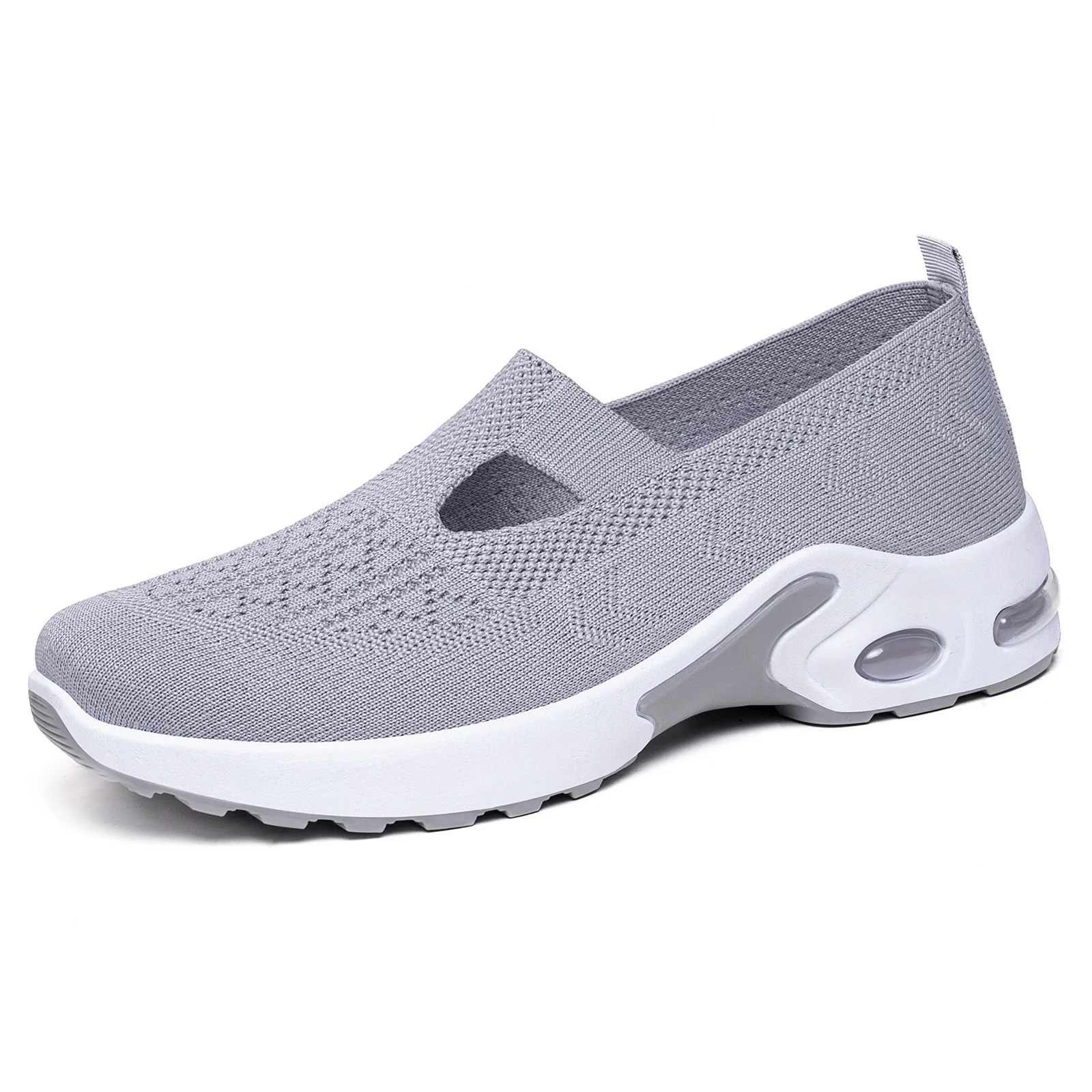 Damen Bequeme Slip-On Sportschuhe mit atmungsaktivem Strickdesign Heidi Mode - Image 7