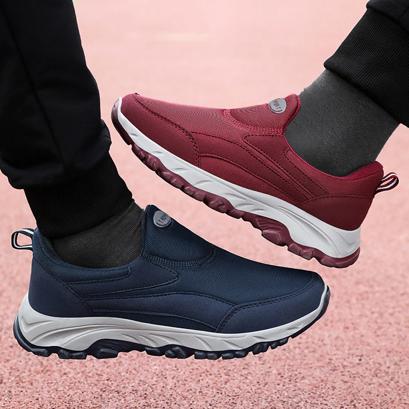 Damen Bequeme Slip-On Sportschuhe mit stoßdämpfender Sohle und flexiblem Obermaterial Heidi Mode