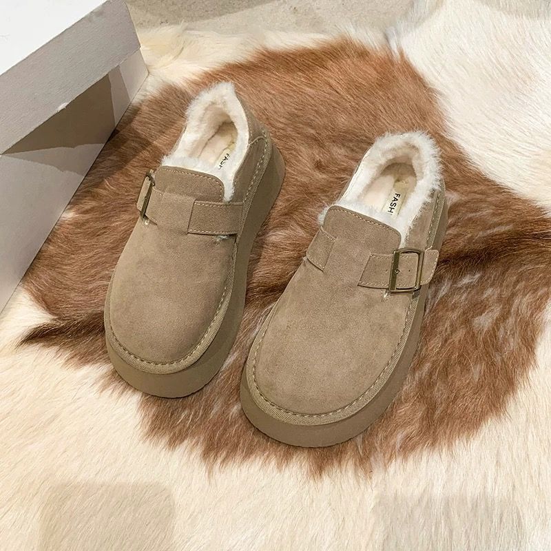 Damen Bequeme Slipper mit Futter und elastischem Riemen Heidi Mode - Image 3