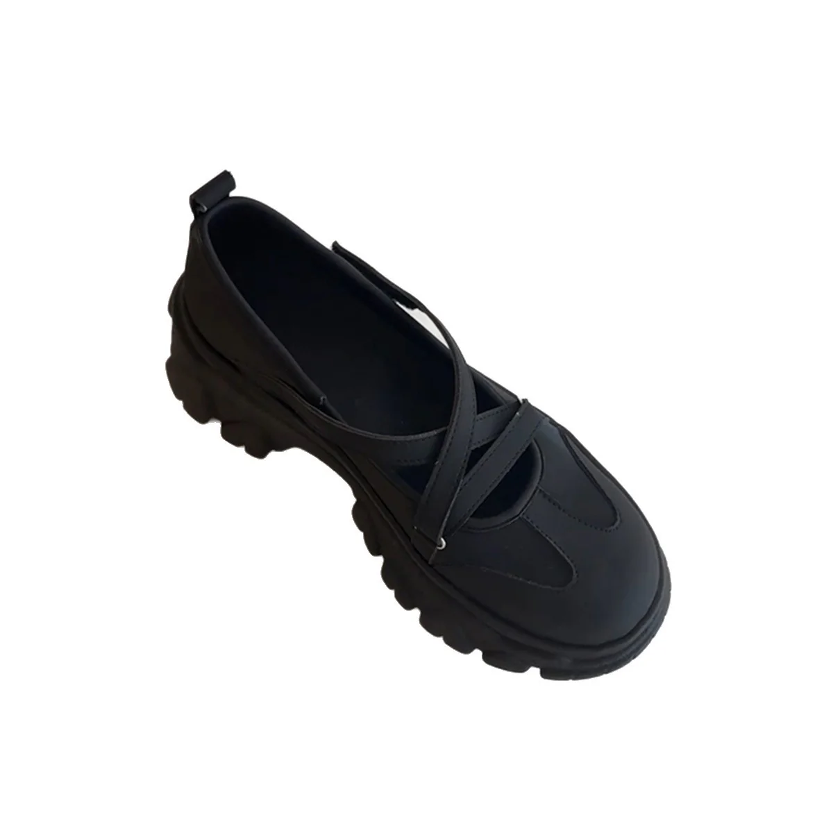 Damen Bequeme Slipper mit stylischem Kreuzband und dicker Profilsohle Heidi Mode - Image 5