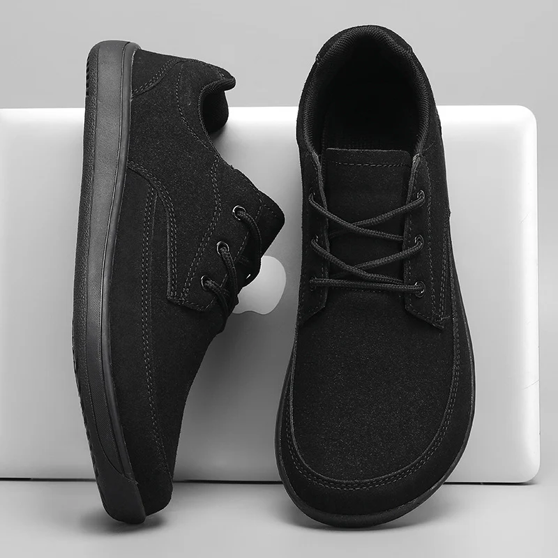 Damen bequeme Sneaker aus weichem Veloursleder mit rutschfester Sohle Heidi Mode - Image 3