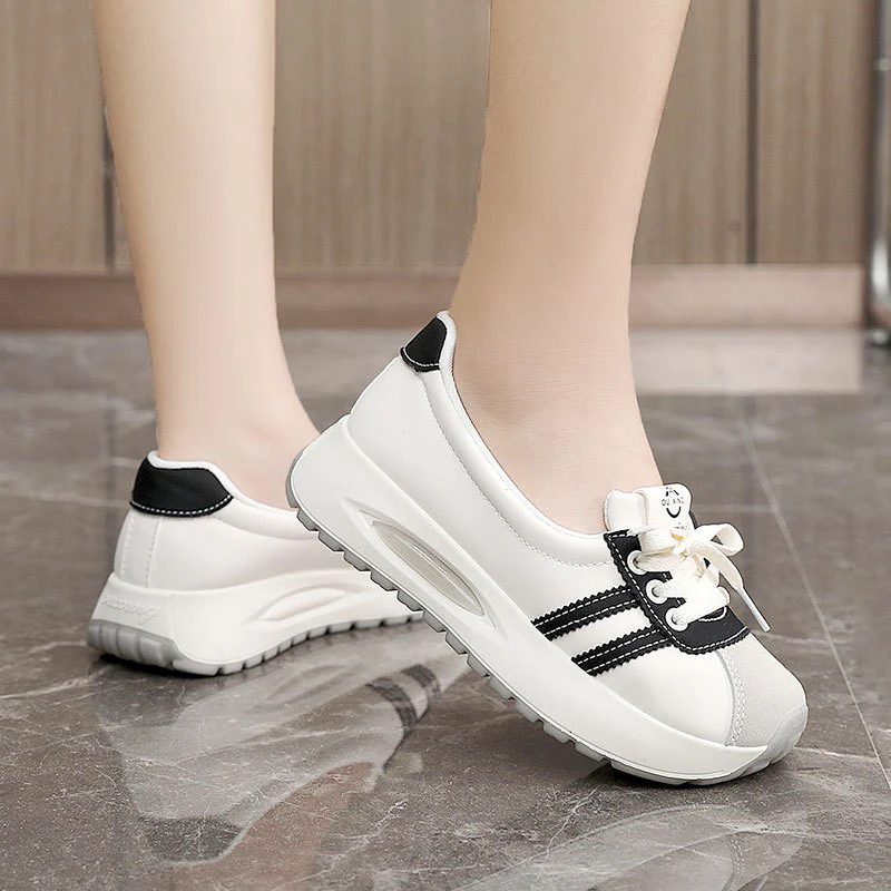 Damen bequeme Sneaker mit atmungsaktivem Obermaterial und dämpfender Laufsohle Heidi Mode - Image 4