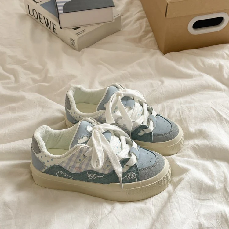 Damen Bequeme Sneaker mit floralen Akzenten und atmungsaktiver Sohle Heidi Mode - Image 2