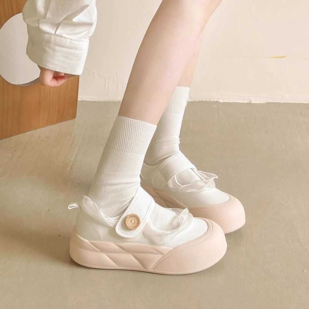 Damen bequeme Sneaker mit verstellbarem Klettverschluss und elastischem Obermaterial Heidi Mode - Image 2
