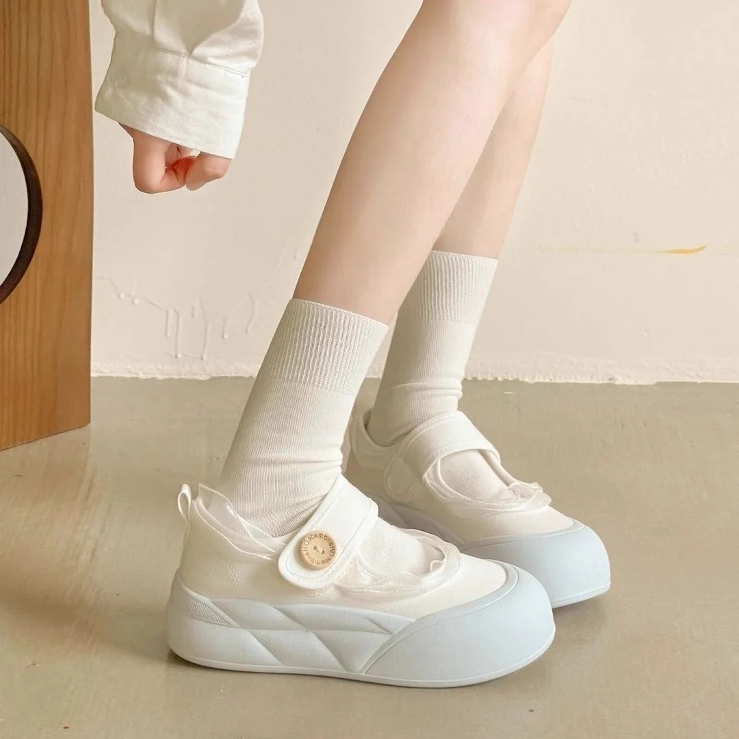 Damen bequeme Sneaker mit verstellbarem Klettverschluss und elastischem Obermaterial Heidi Mode - Image 3