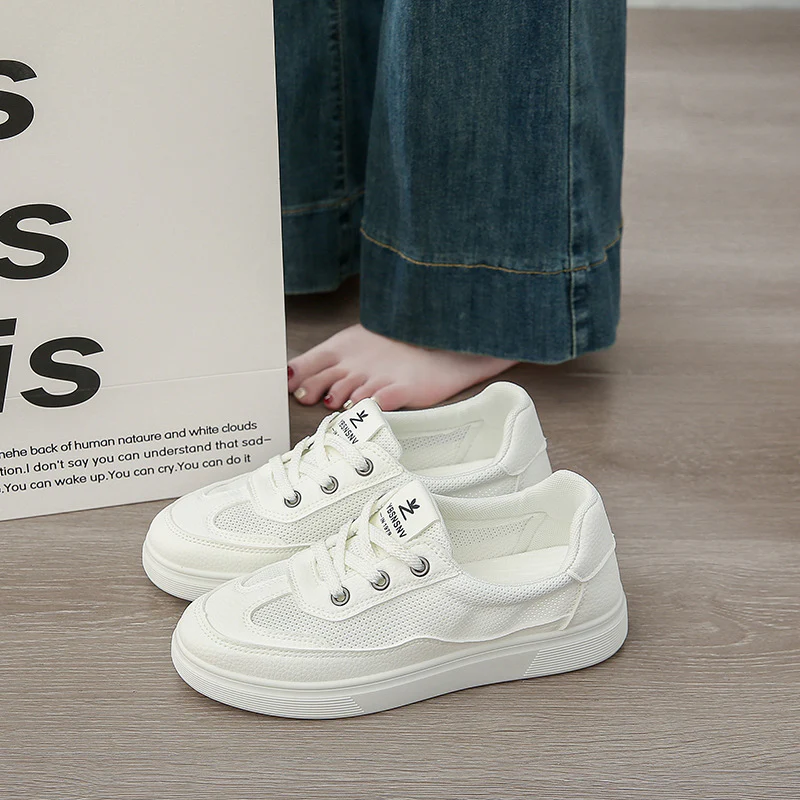 Damen bequeme Sneakers mit atmungsaktiver Netzoberfläche und sportlicher Sohle Heidi Mode - Image 7