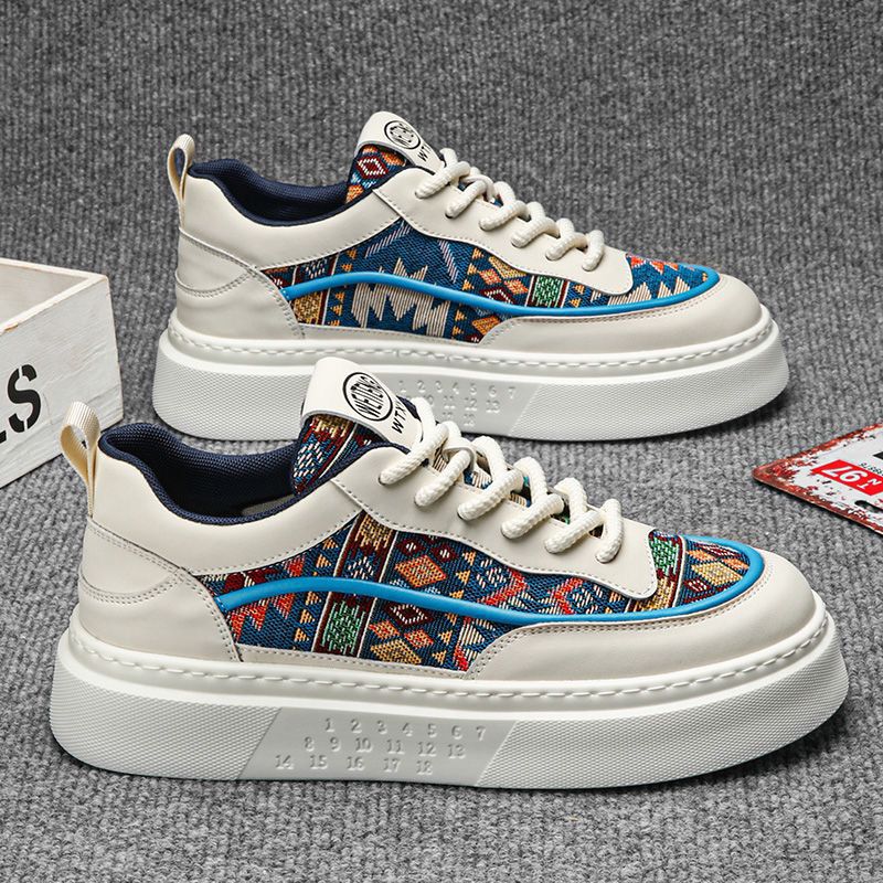 Damen bequeme Sneakers mit buntem Ethno-Muster Heidi Mode - Image 7