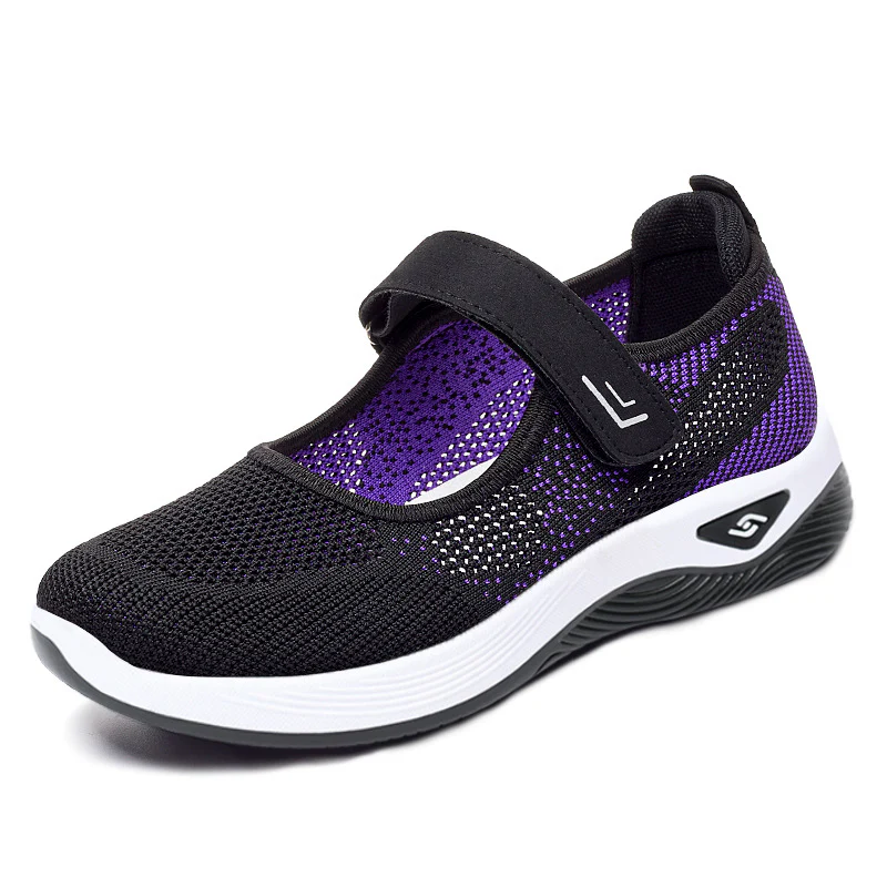 Damen Bequeme Sport-Sneaker mit verstellbarem Klettverschluss und atmungsaktivem Mesh-Obermaterial Heidi Mode - Image 6