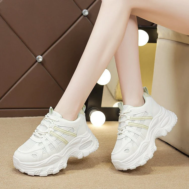 Damen Bequeme Sport Sneakers mit atmungsaktivem Mesh und gepolsterter Sohle Heidi Mode - Image 2