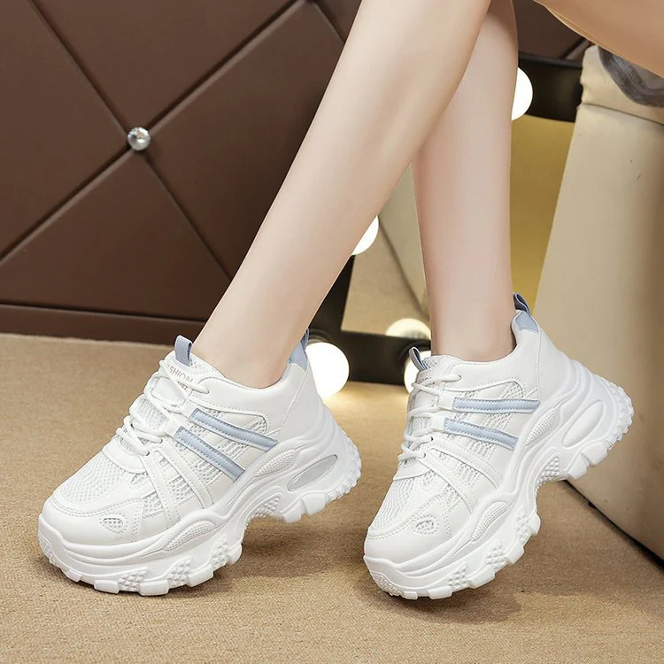 Damen Bequeme Sport Sneakers mit atmungsaktivem Mesh und gepolsterter Sohle Heidi Mode - Image 6