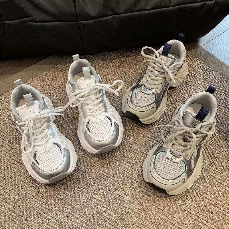 Damen Bequeme Sport Sneakers mit atmungsaktivem Obermaterial und dämpfender Sohle Heidi Mode - Image 3