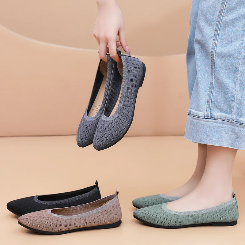 Damen Bequeme Strickschuhe Heidi Mode - Image 4